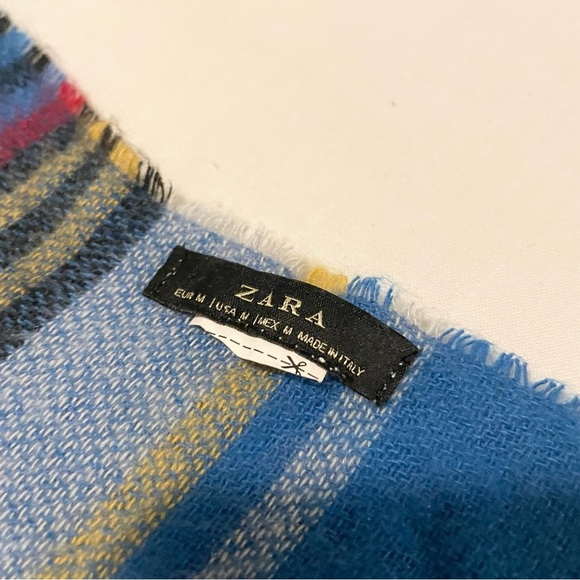 Zara Plaid Women's Scarf 70” x 30” - Picture 11 of 12